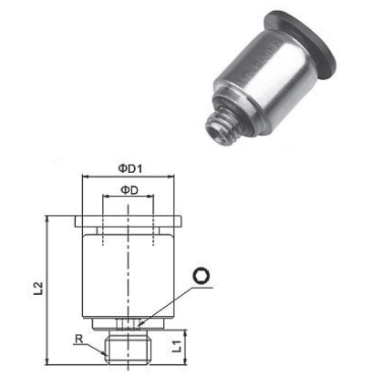 Mini Quick Push-In Fittings QM GG